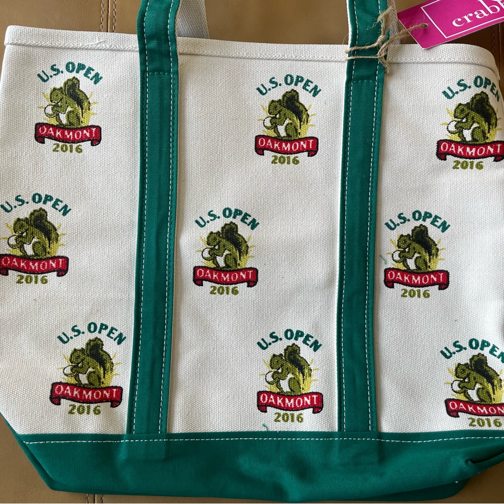 Us Open Championship 2016 Large Canvas Tote Bags  New